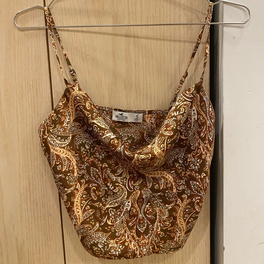 Hollister Brown Paisley Camisole